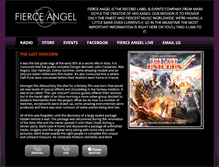 Tablet Screenshot of fierceangels.com